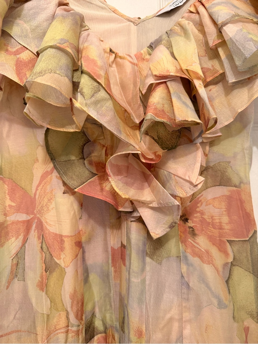 NEW! & Other Stories - Cascading Ruffle Floral Maxi Dress - Size 4 - Picture 2 of 6